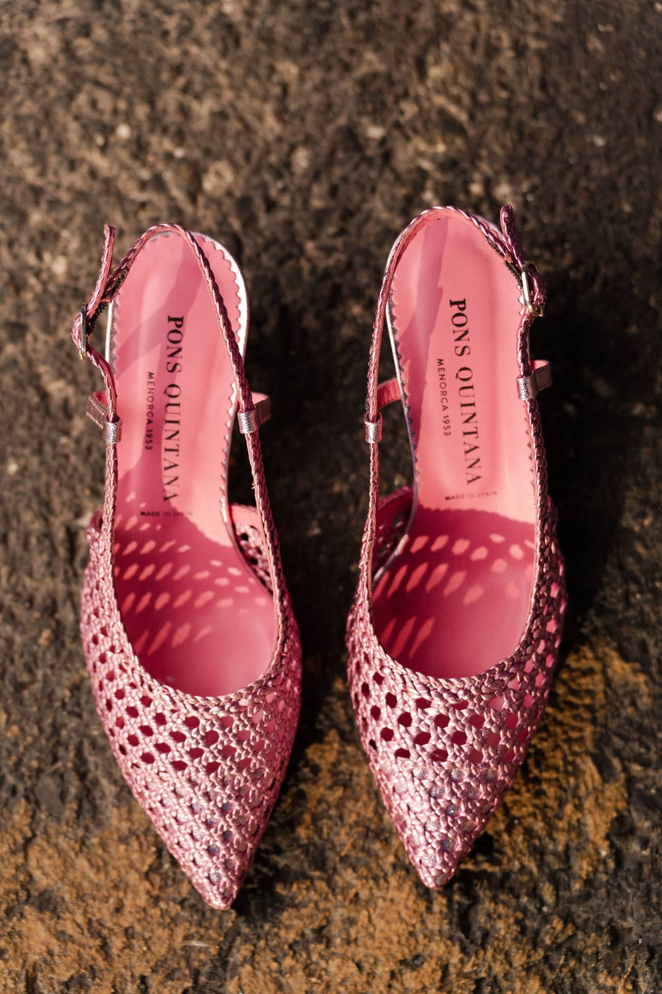 ZAPATO TACON CAROL METAL MALVA