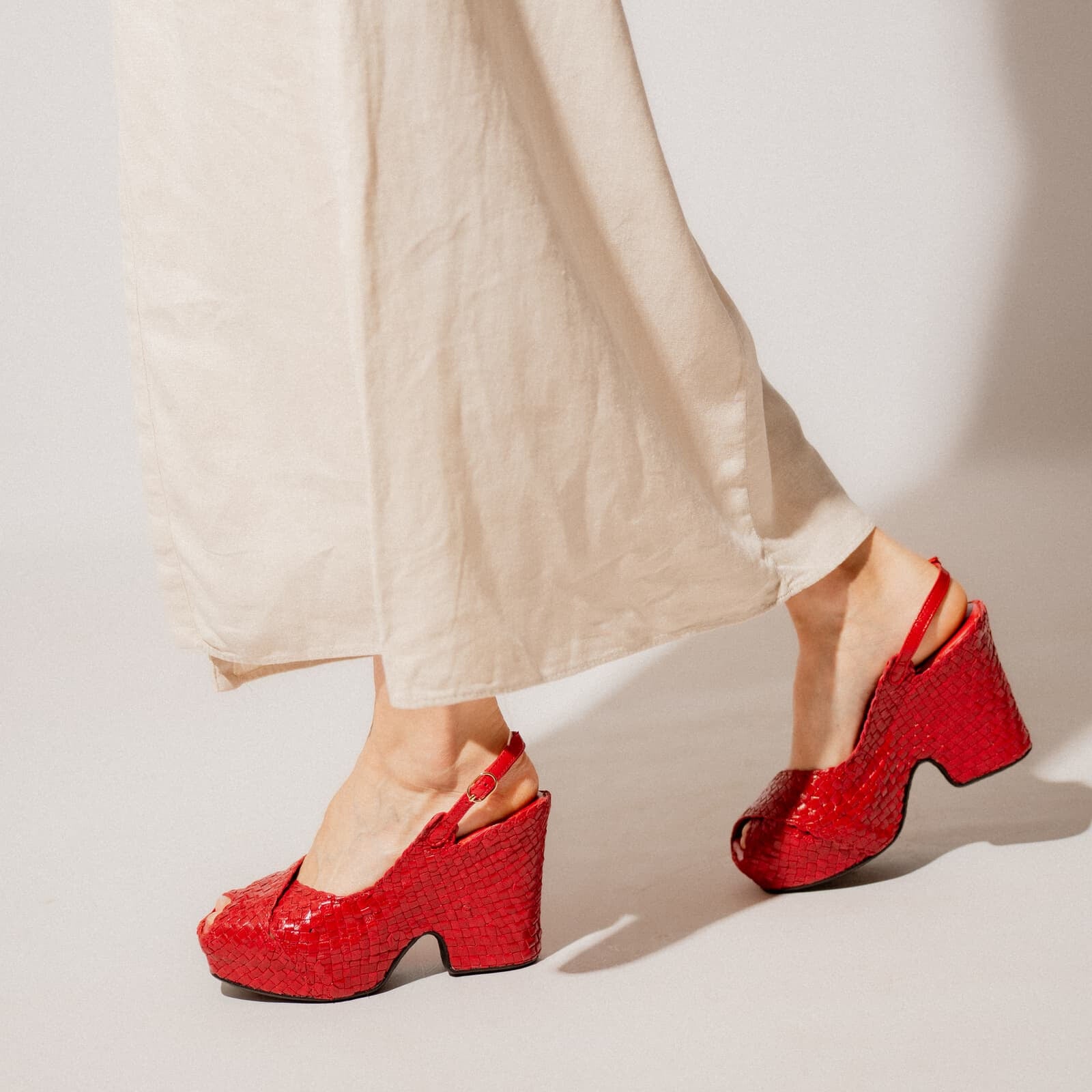 SANDALIA TACON CALI RUBI