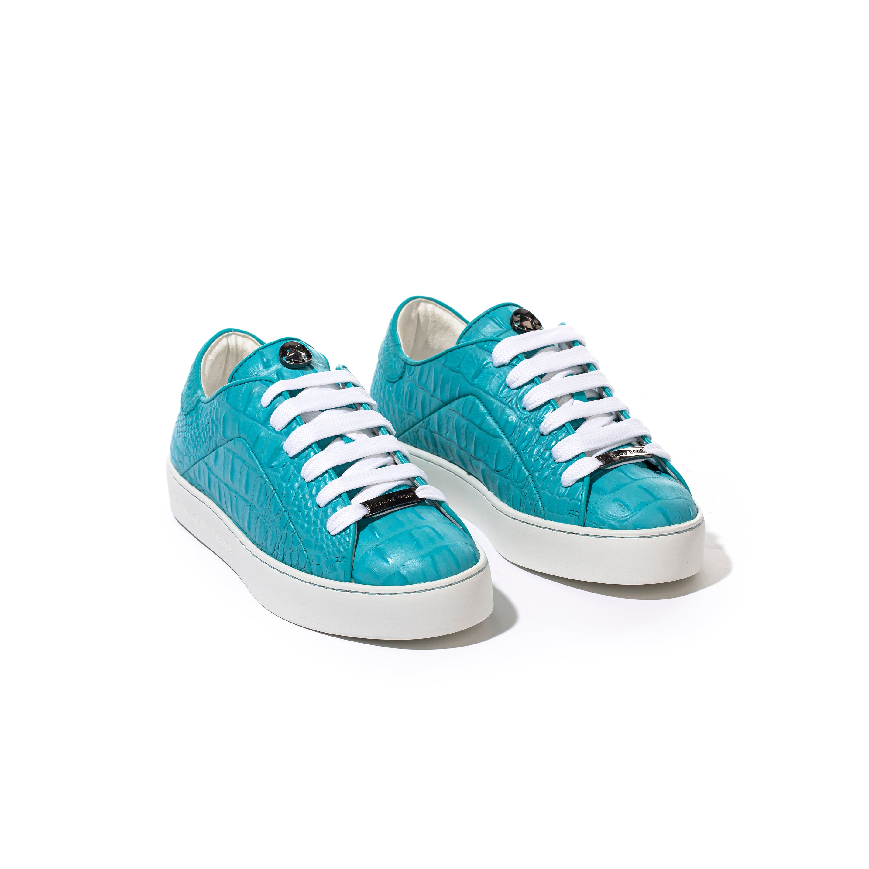 SNEAKER JADE CAIMAN TURQUESA