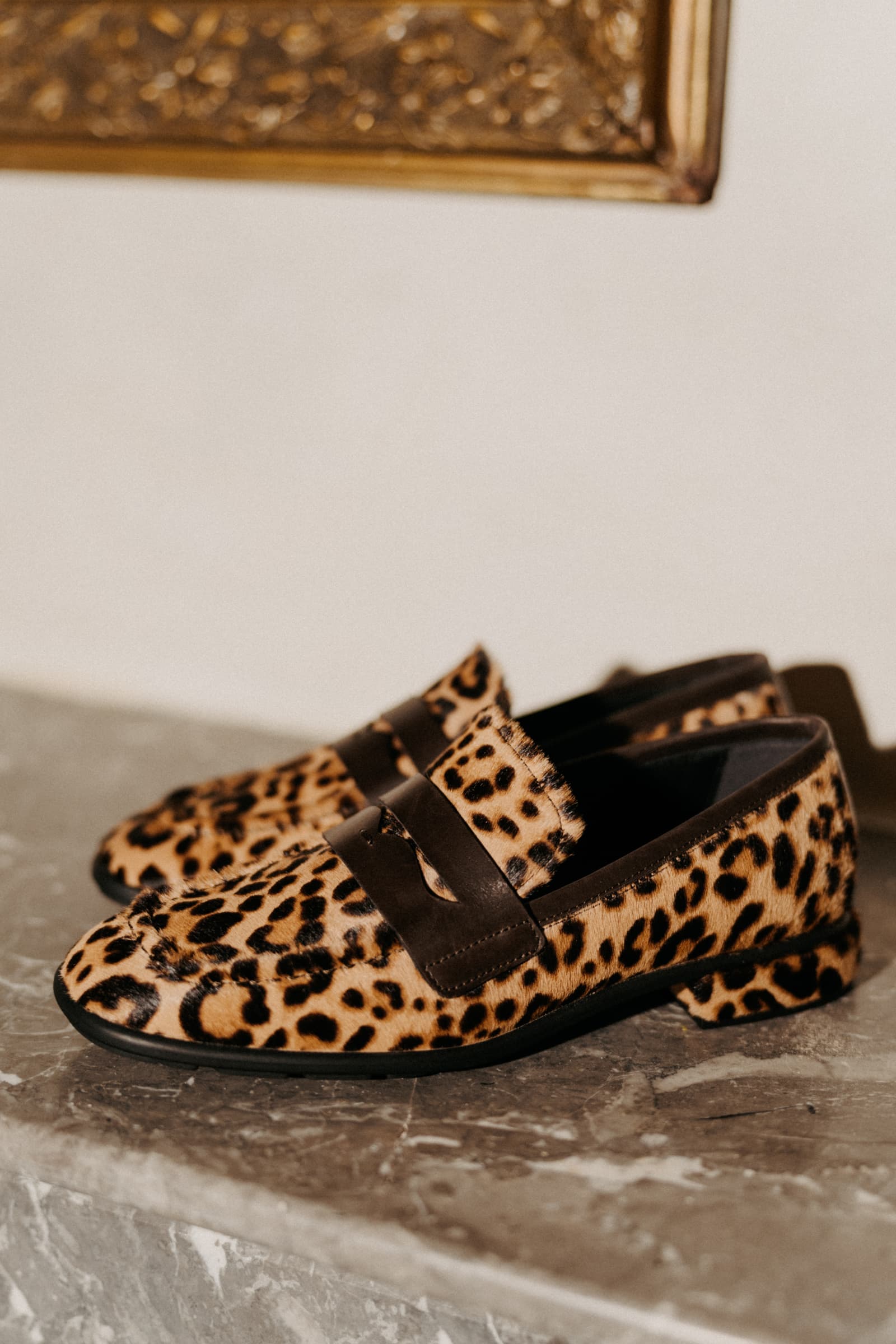 MOCASIN PLANO MOLLY PONY MACULATTO BEIGE