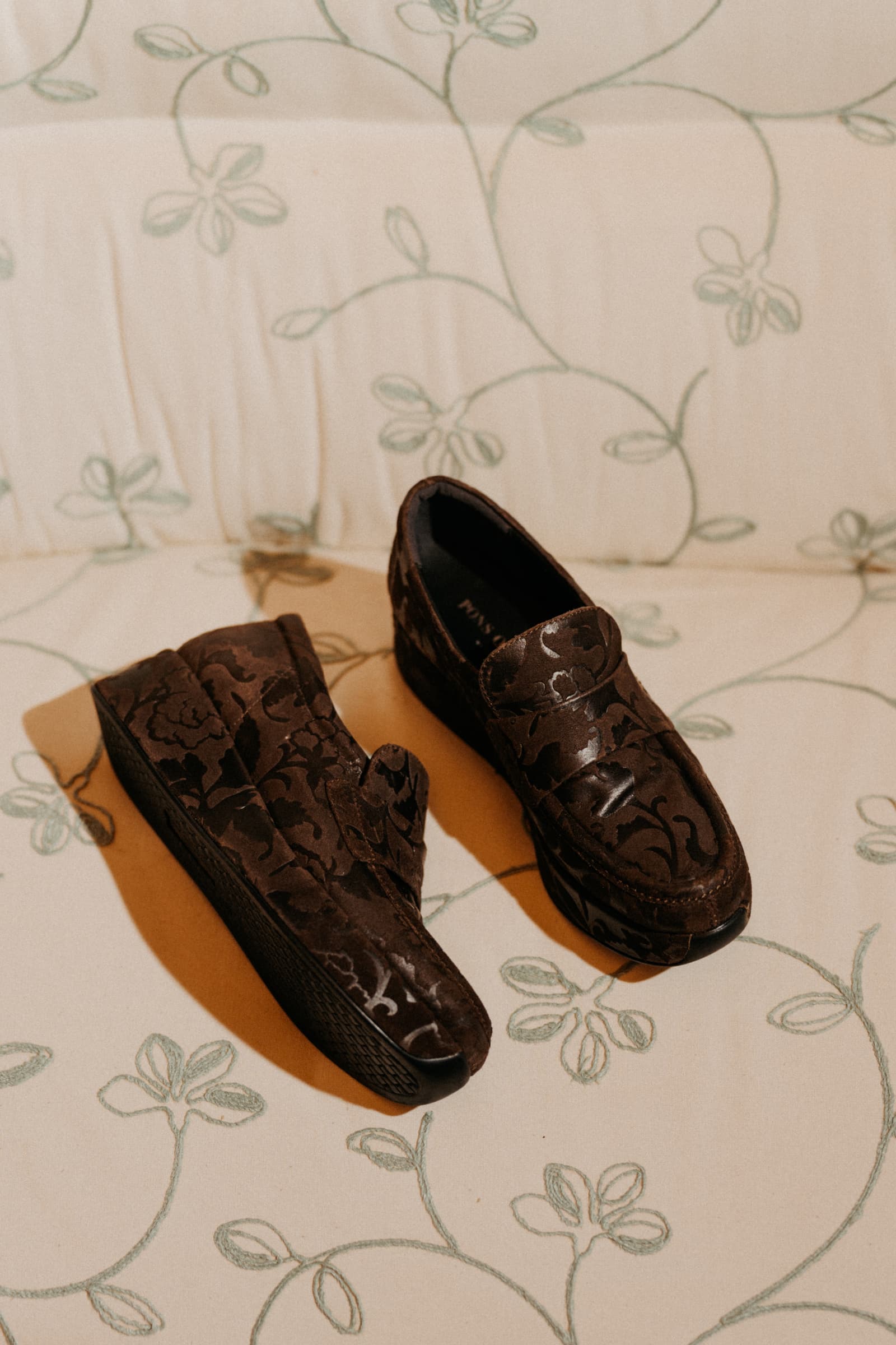 Pons quintana Slip-on Certier aus Steinwildleder mit Fransen und Quasten - 11112 Velour Sasso - Gr, braun, 37 EU im Sale