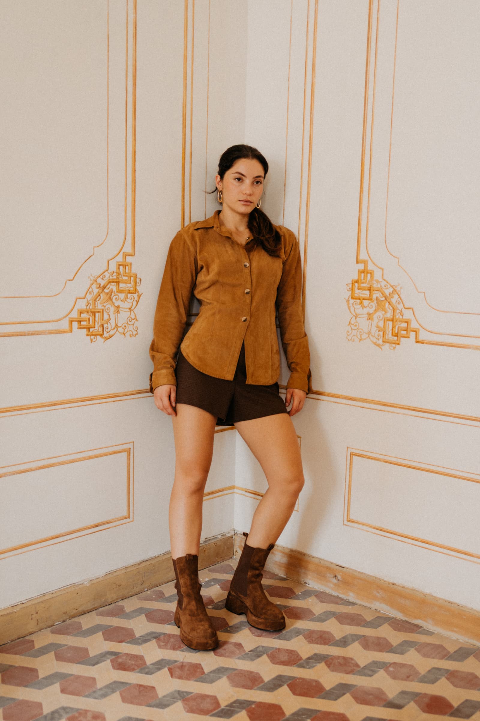 BOTIN PLATAFORMA FLIPER VELOUR TOFFE