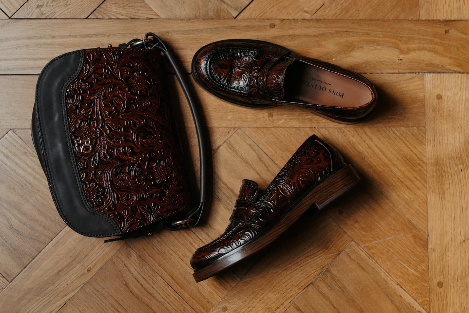 MOCASIN SELINE CHARRO CUERO