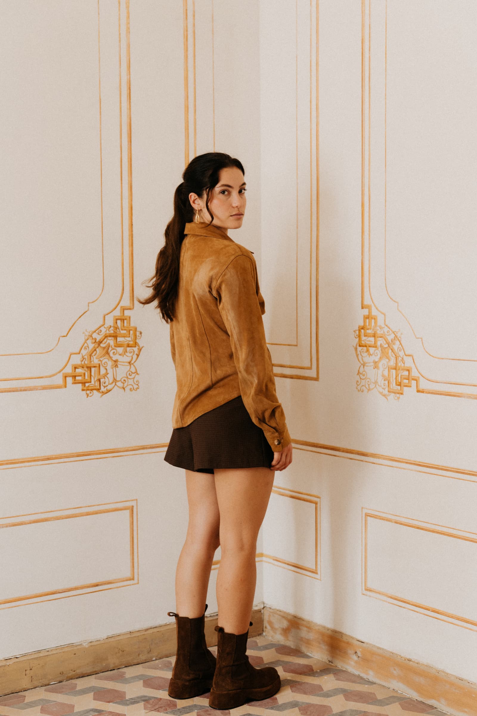 BOTIN PLATAFORMA FLIPER VELOUR TOFFE