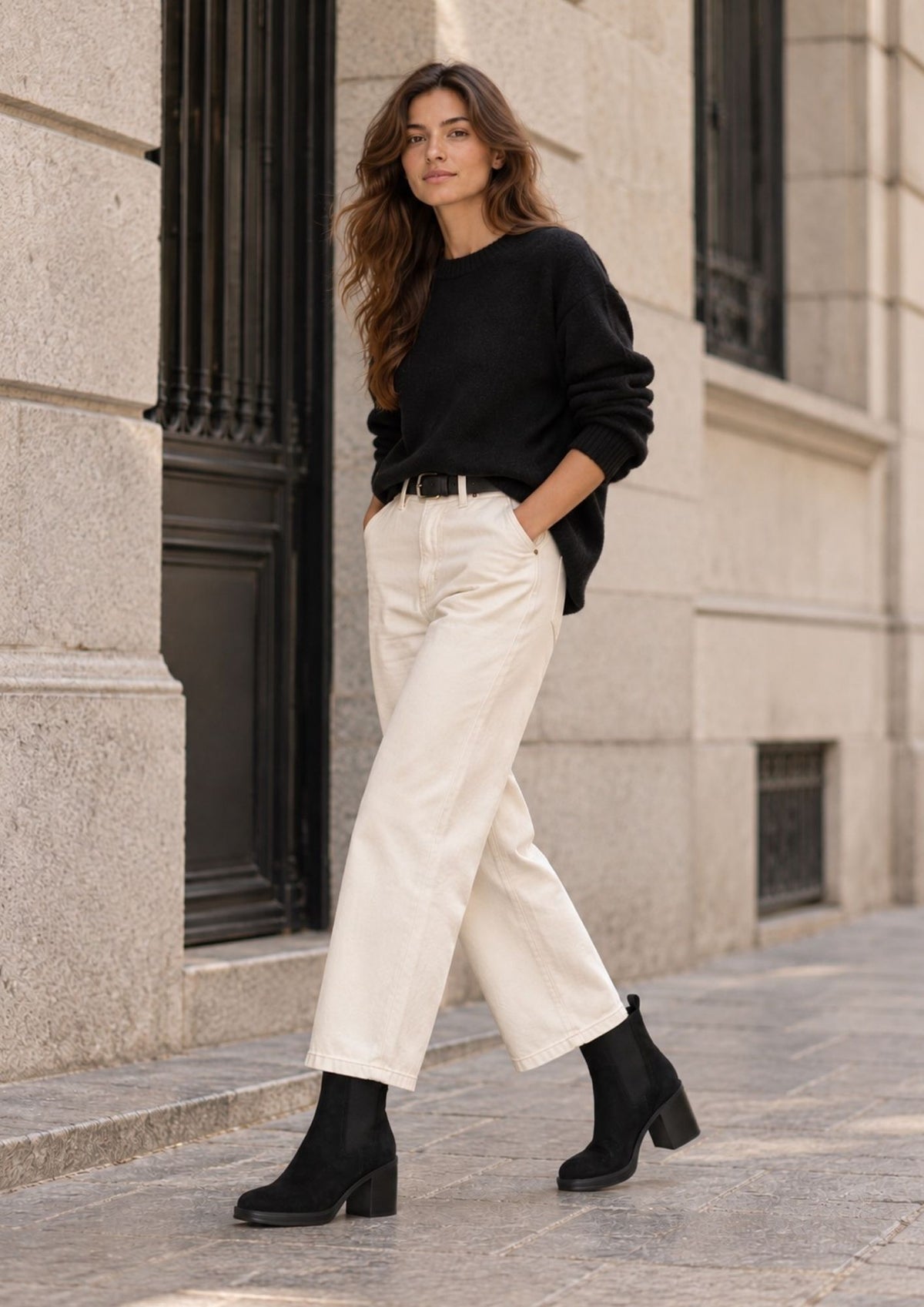 MABEL COUNTRY BLACK HEELED ANKLE BOOTS