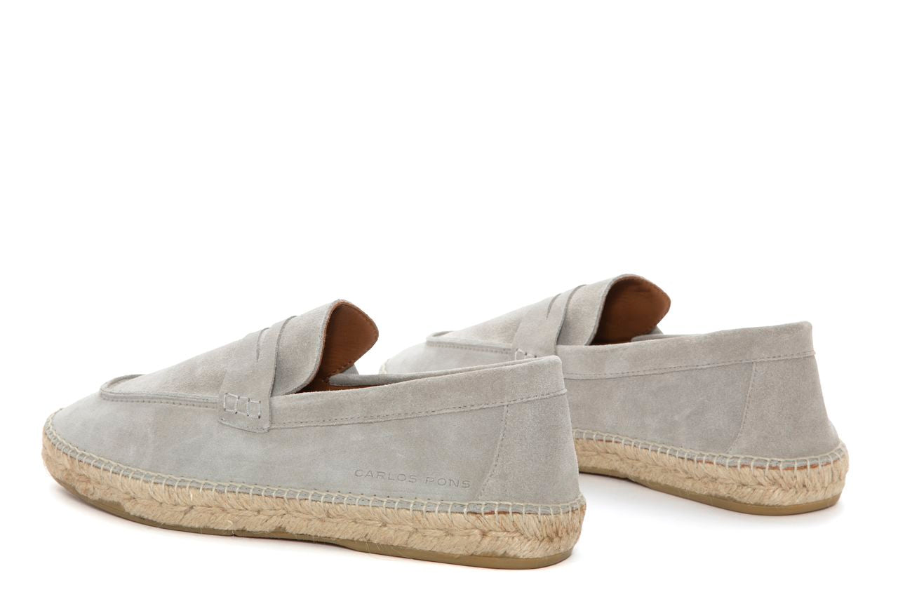 ALPARGATA JASPE VELOUR GRIS