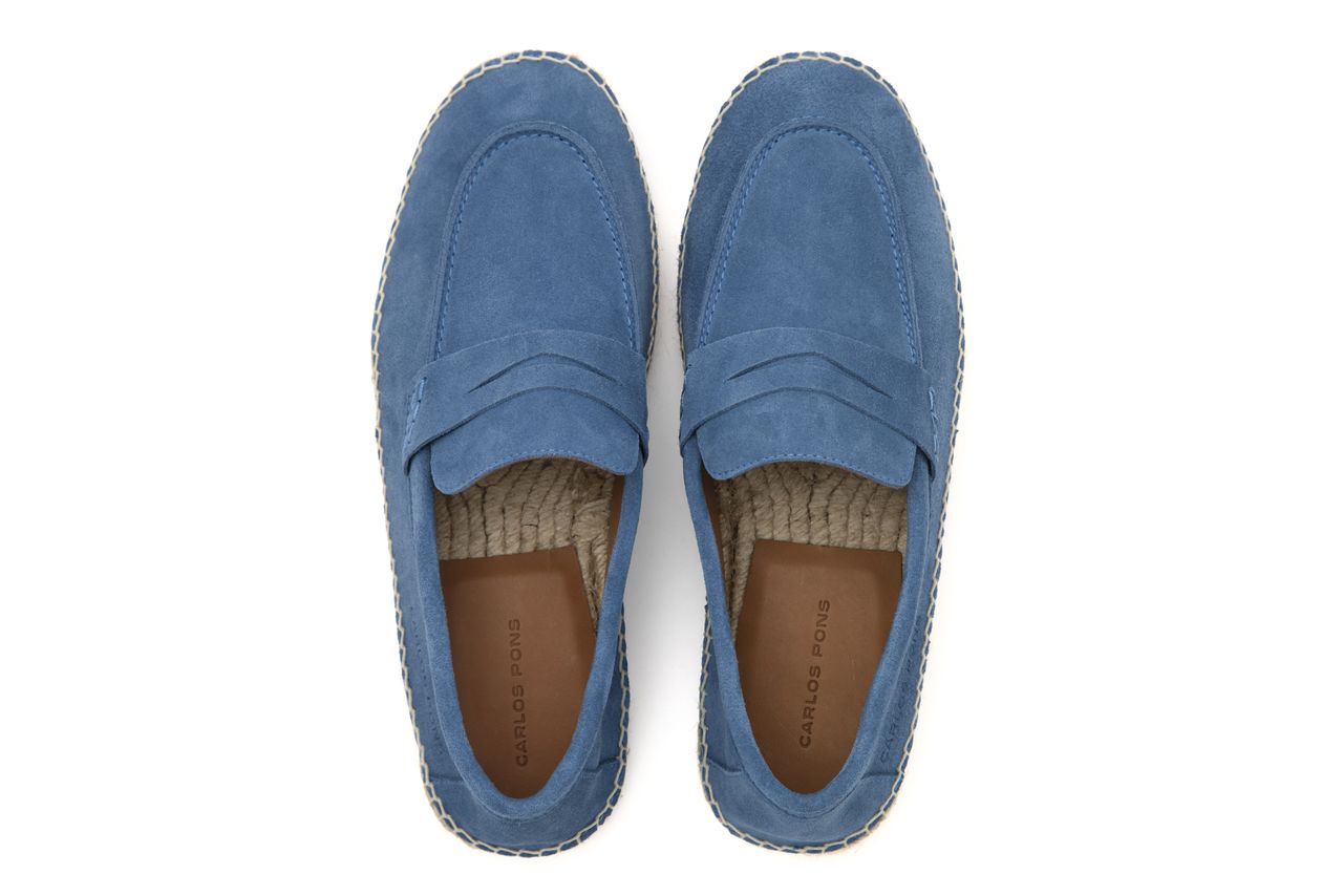 ALPARGATA JASPE VELOUR DENIM