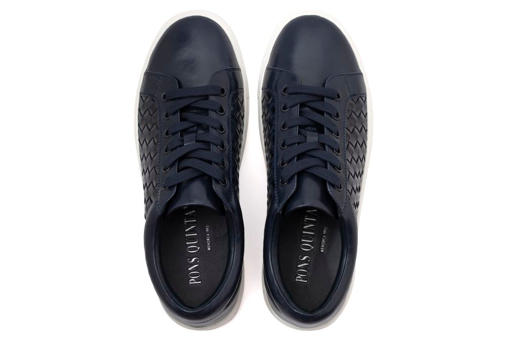SPORTS SHOE M002 NAVY BRAIDED