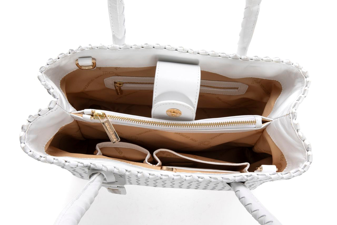 BOLSO DE HOMBRO V090 BLANCO