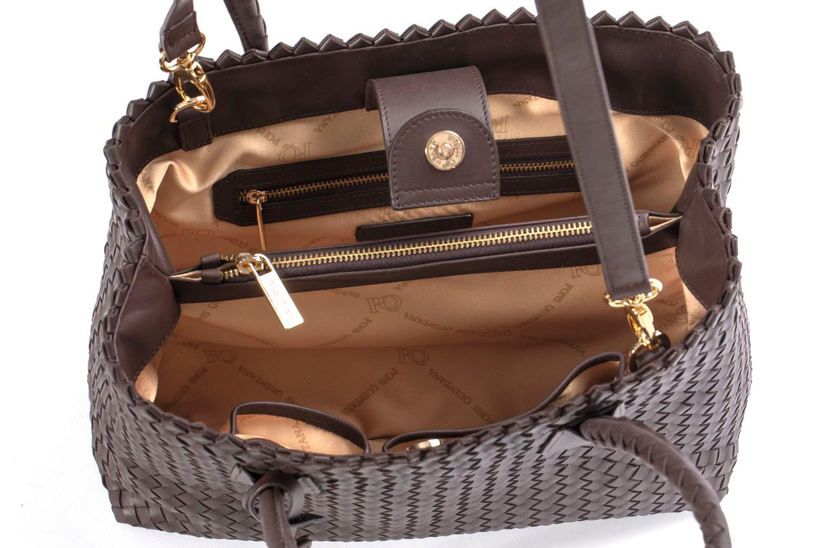 SHOULDER BAG V090 COFFEE