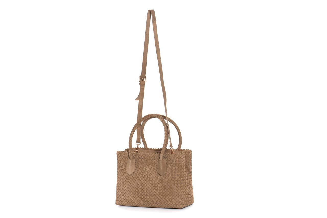 BOLSO DE HOMBRO V090 TAUPE