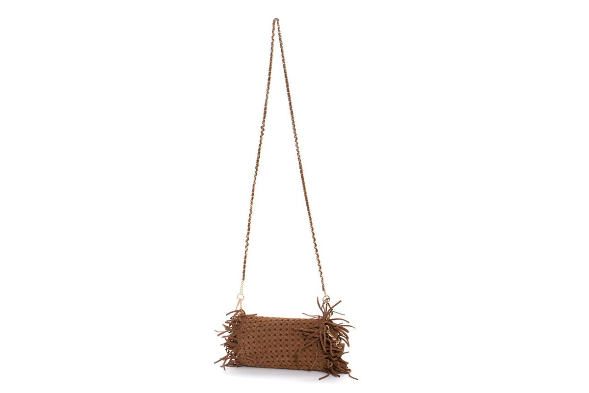 MINI TOP HANDLE BAG V153 TOFFEE
