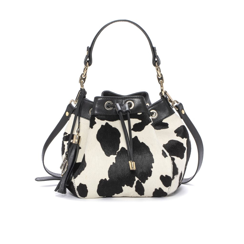BOLSO DE MANO V171 MUCCA NEGRO