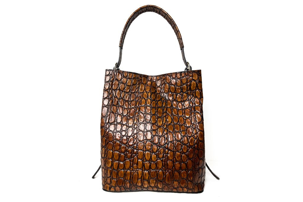 BOLSO DE MANO V182 COCCO CUERO