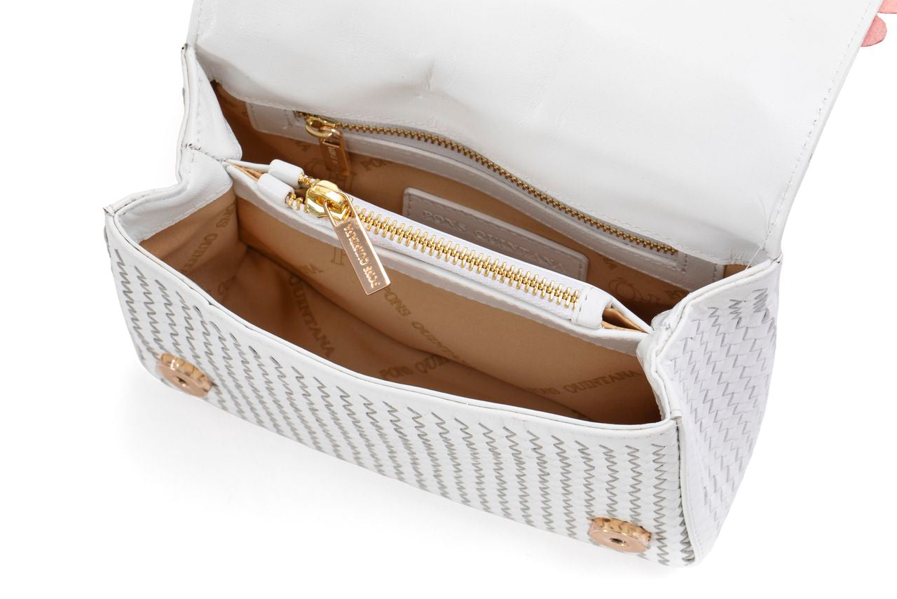 BOLSO DE MANO MINI V201 BLANCO