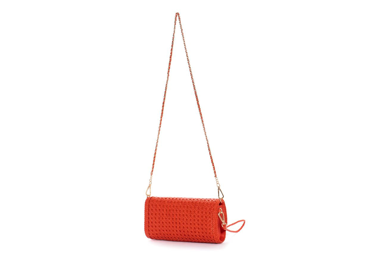 BOLSO DE MANO MINI V202 MANDARINA
