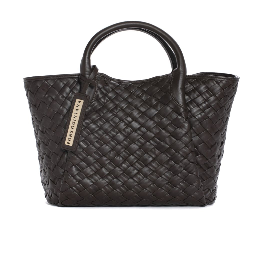 BOLSO DE MANO V214 NAPA CAFE