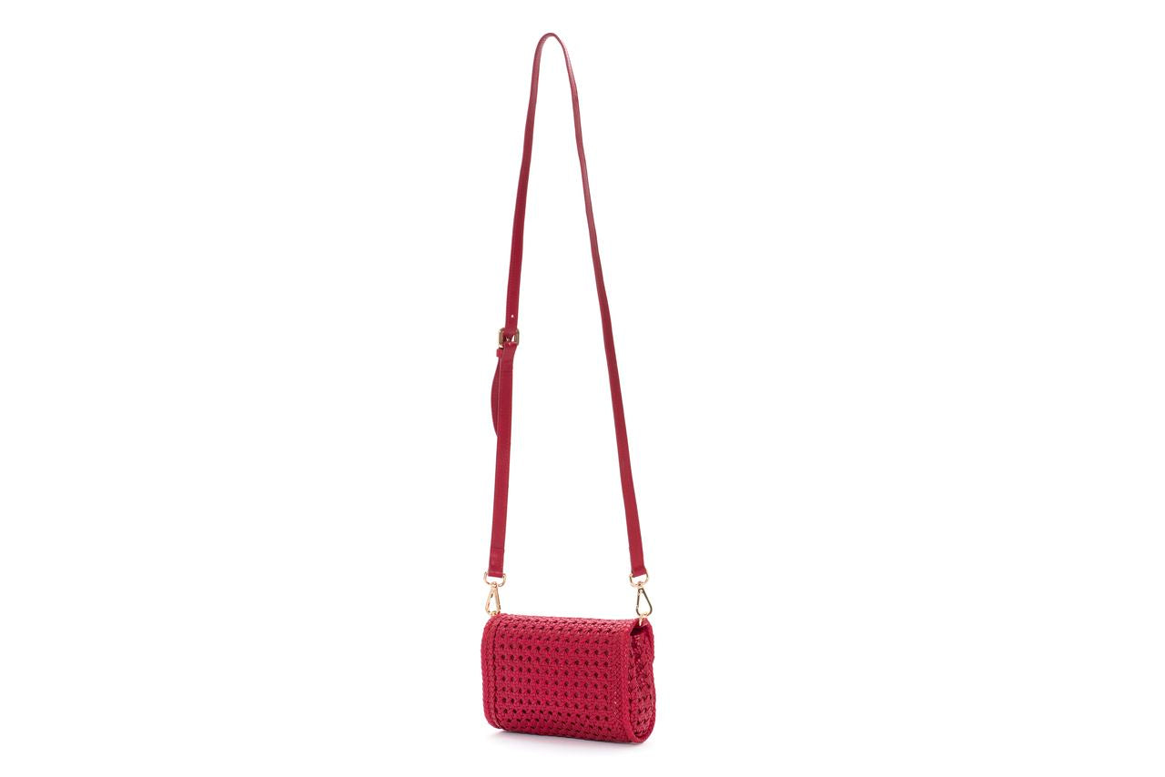 BOLSO DE MANO MINI V246 RUBI