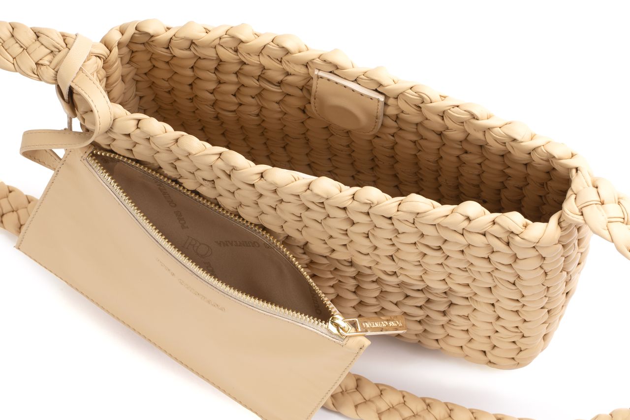 BANDOLERA V248 TRENZADO NAPA ARENA