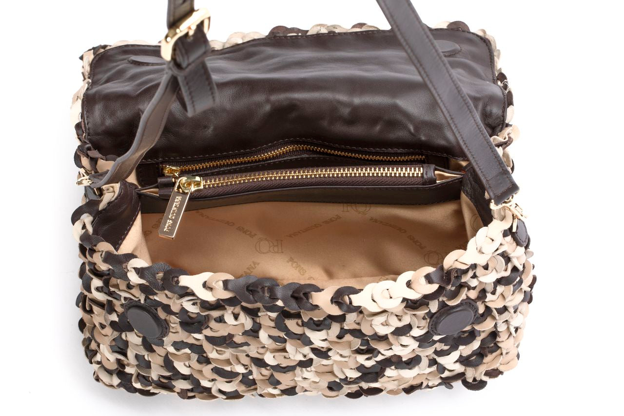 BANDOLERA V254 CAFE+SALINAS+TAUPE