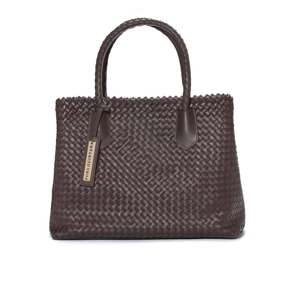 BOLSO DE MANO V631 CAFE