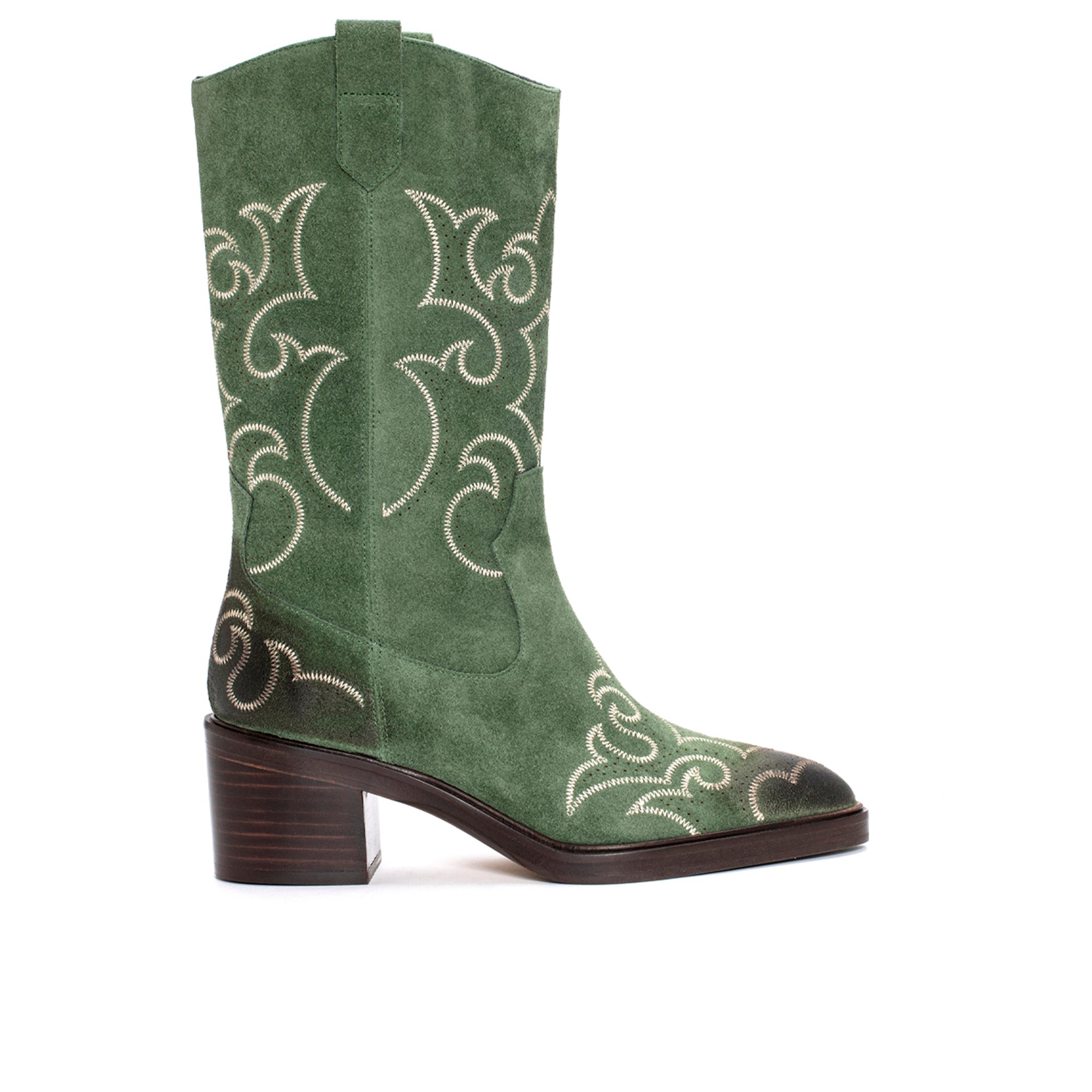 BOTA COWBOY MARIAN VELOUR CEDRO