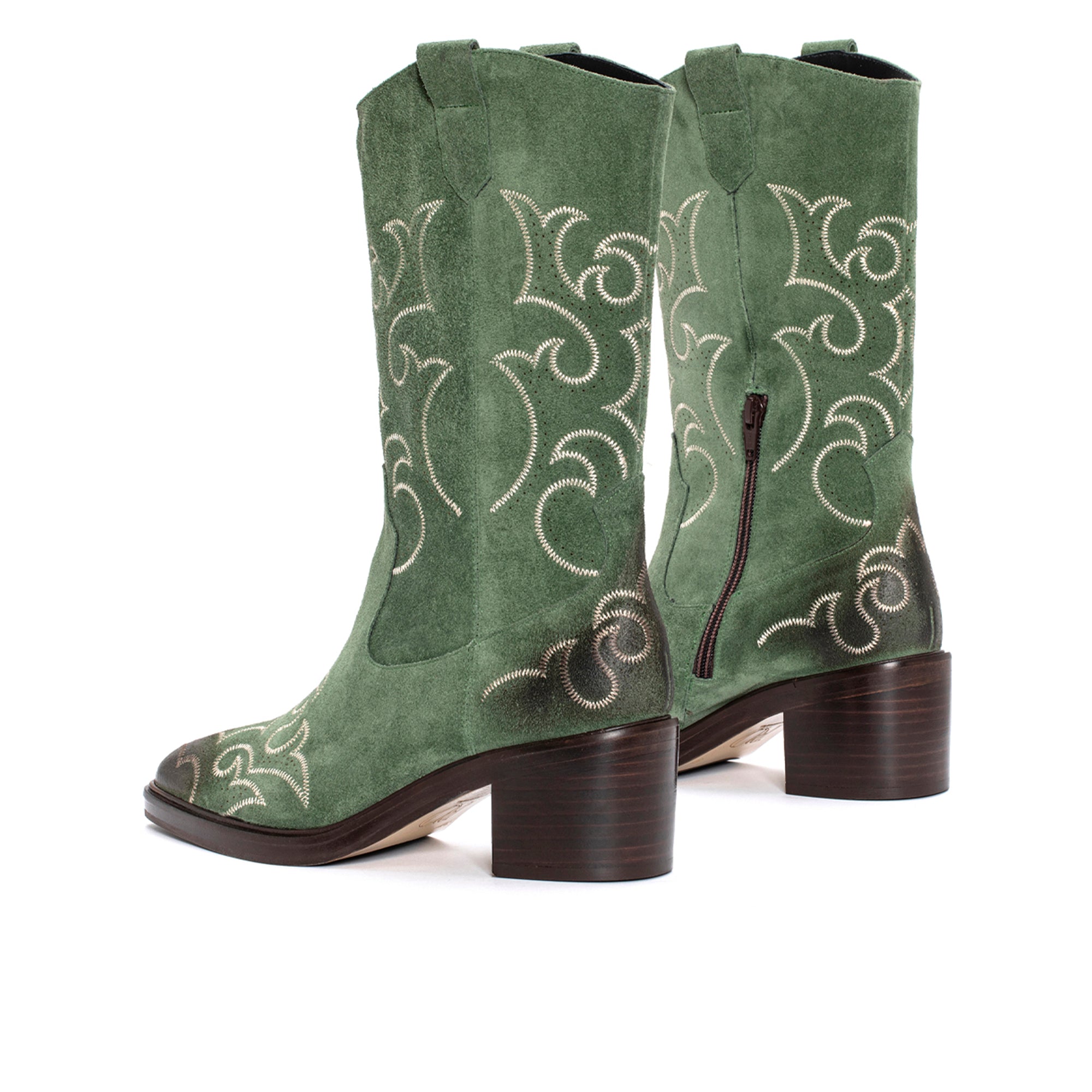 BOTA COWBOY MARIAN VELOUR CEDRO