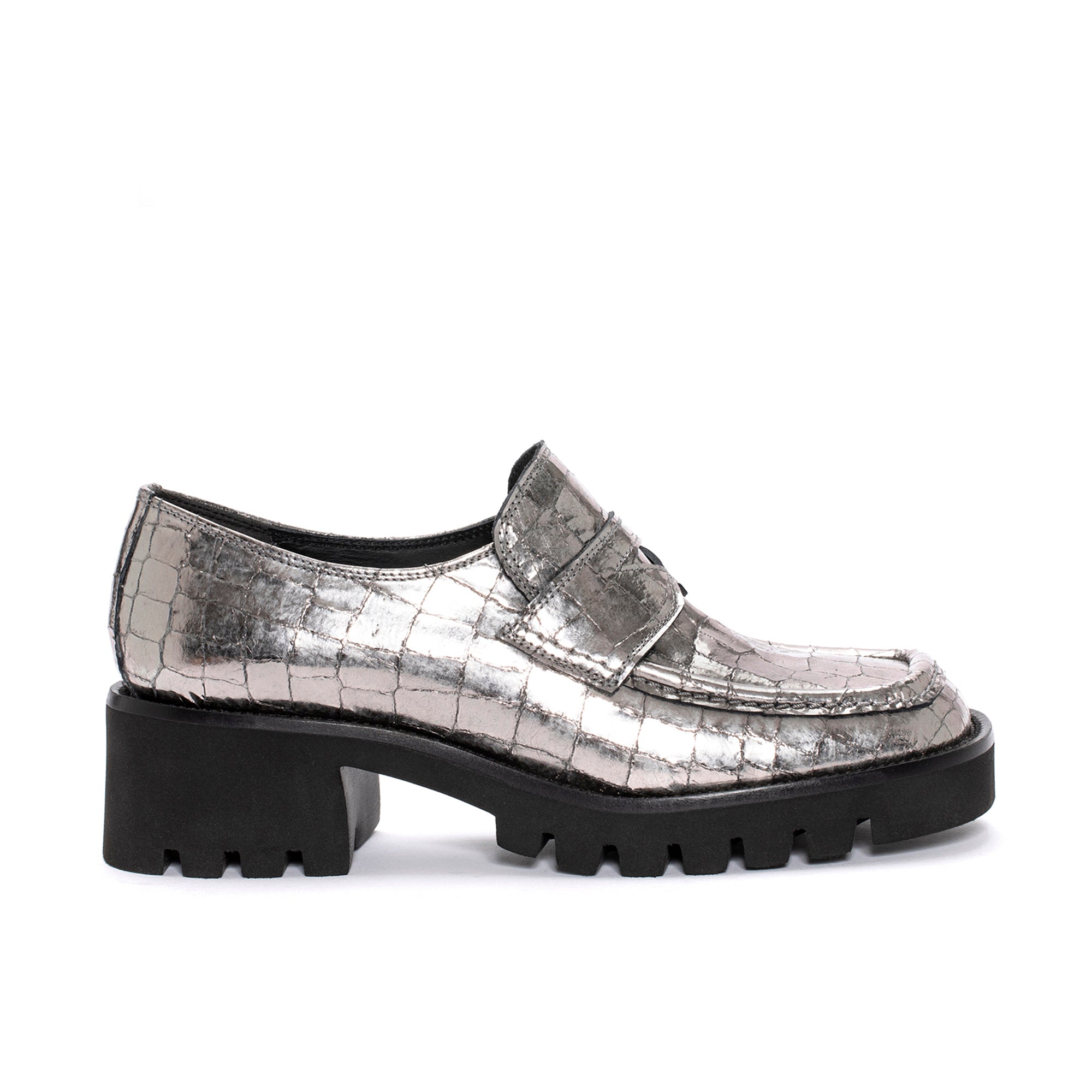 ZAPATO TACON PHILIP COCONUT METAL PELTRO