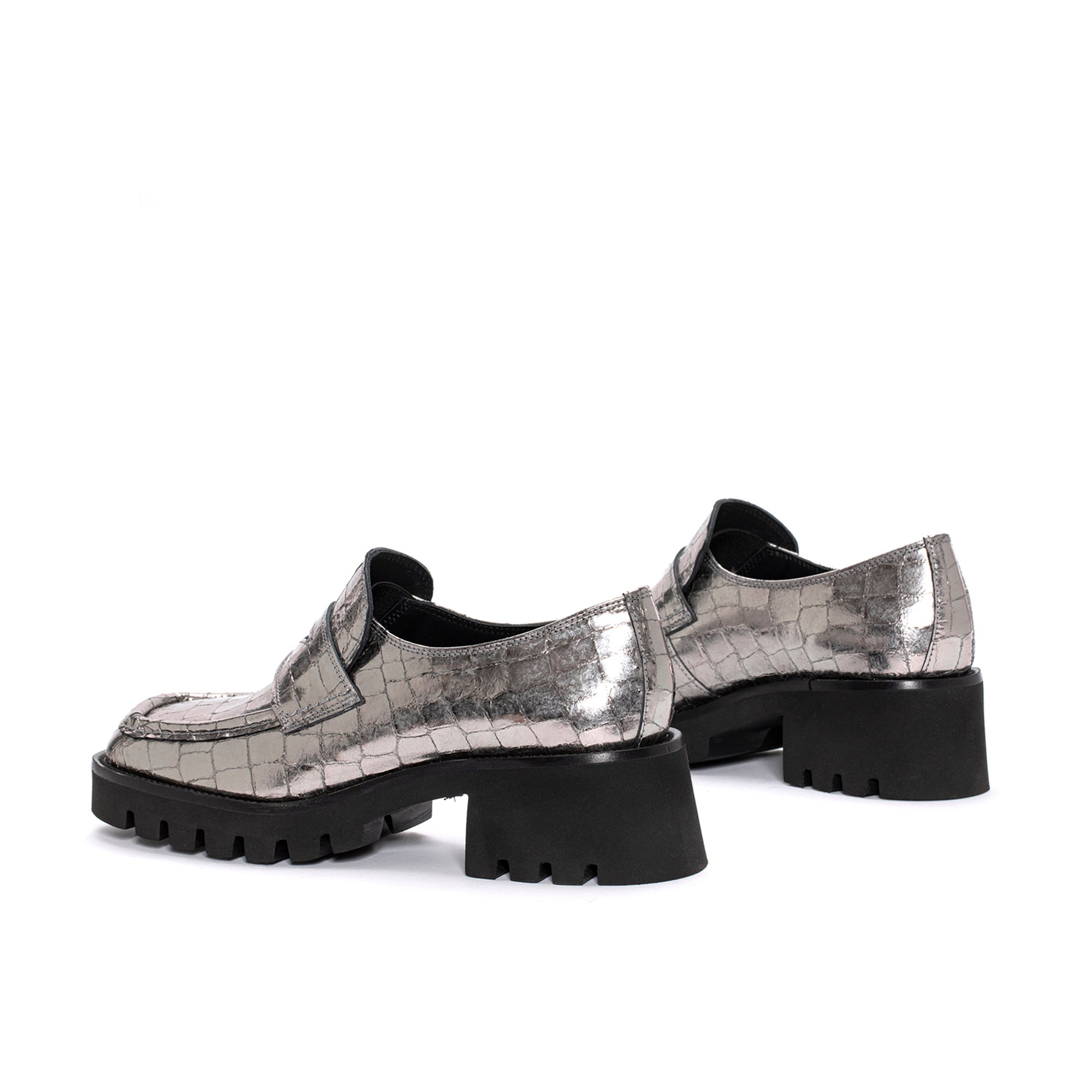 ZAPATO TACON PHILIP COCONUT METAL PELTRO