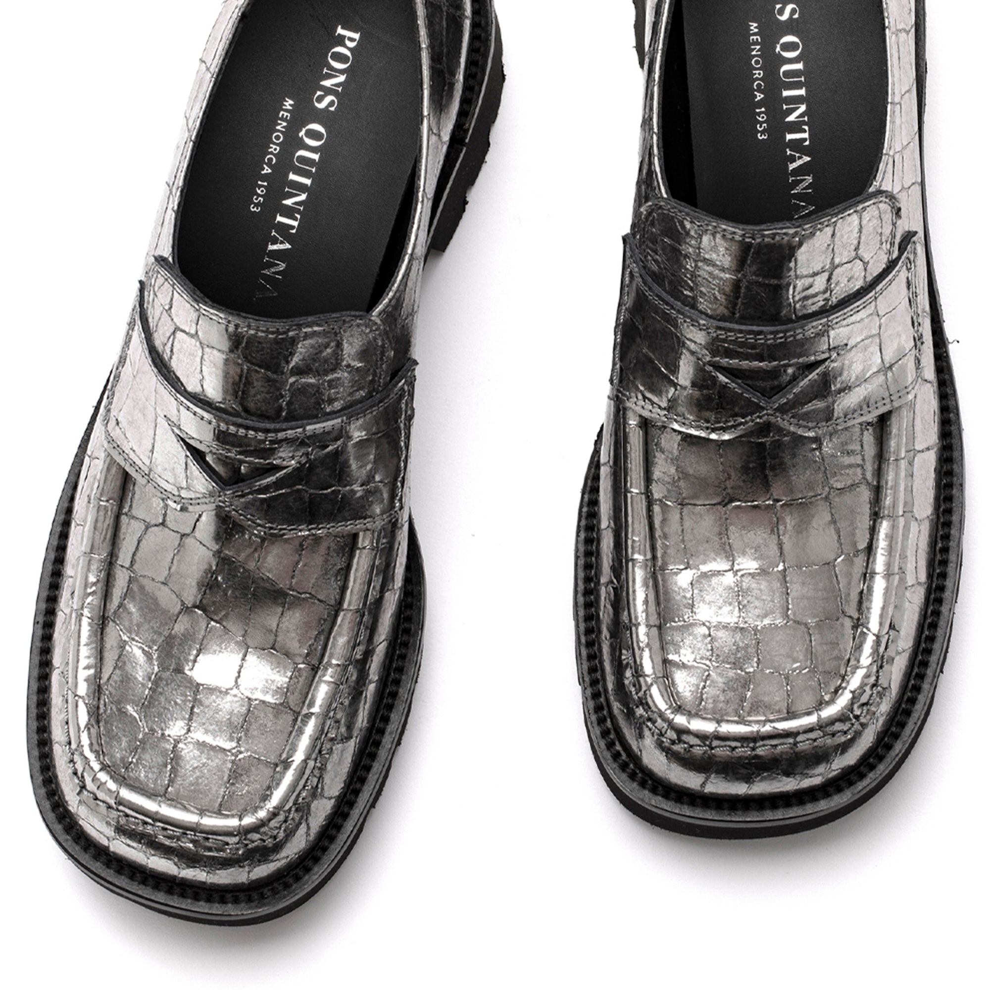 ZAPATO TACON PHILIP COCONUT METAL PELTRO