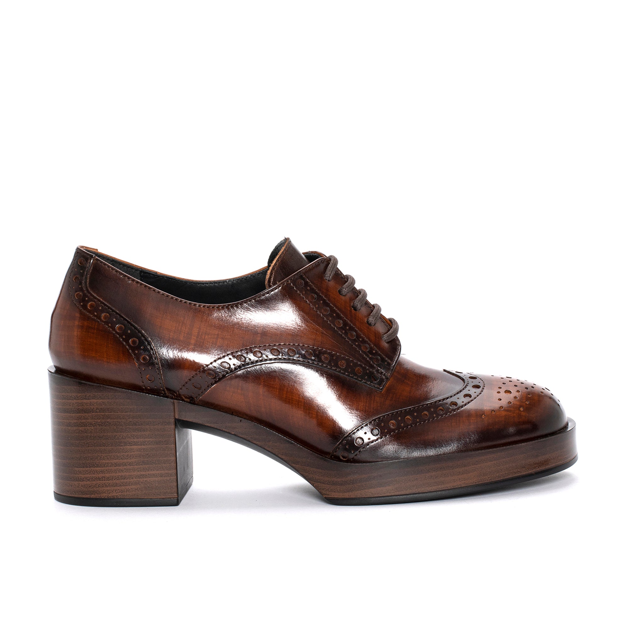 ZAPATO TACON CRISTIN NEPAL LEGNO