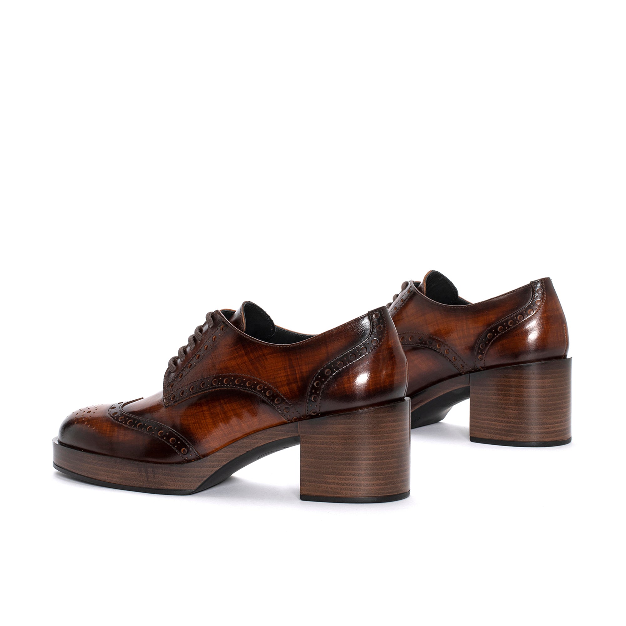 ZAPATO TACON CRISTIN NEPAL LEGNO