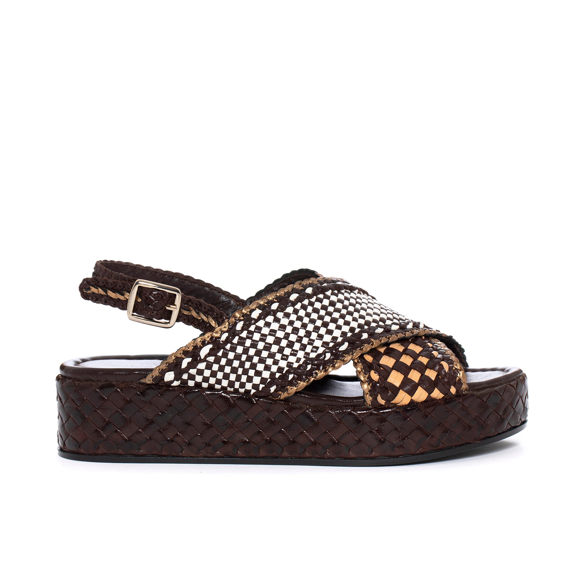 SANDALIA PLATAFORMA FORLI CAFE V193