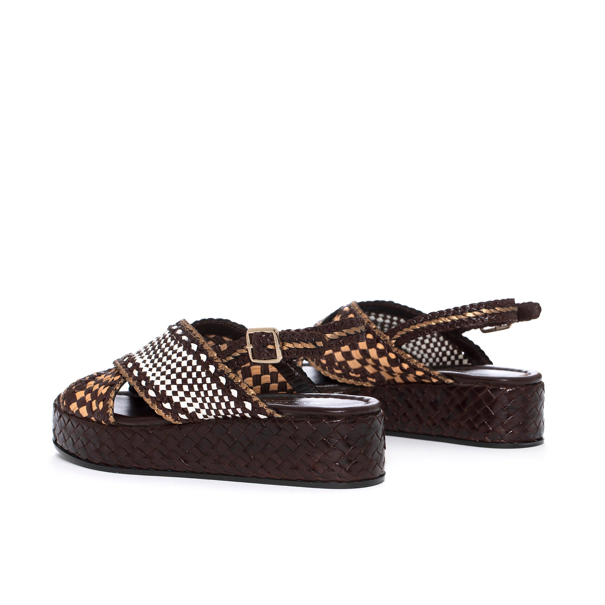 SANDALIA PLATAFORMA FORLI CAFE V193