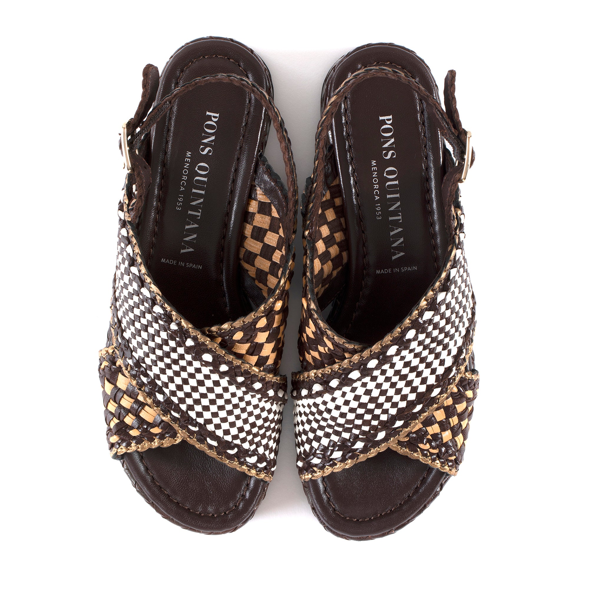 SANDALIA PLATAFORMA FORLI CAFE V193