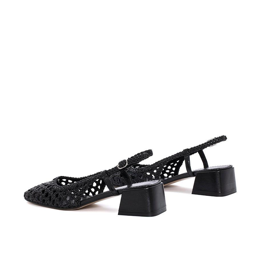 SANDALIA TACON TIFANY NEGRO