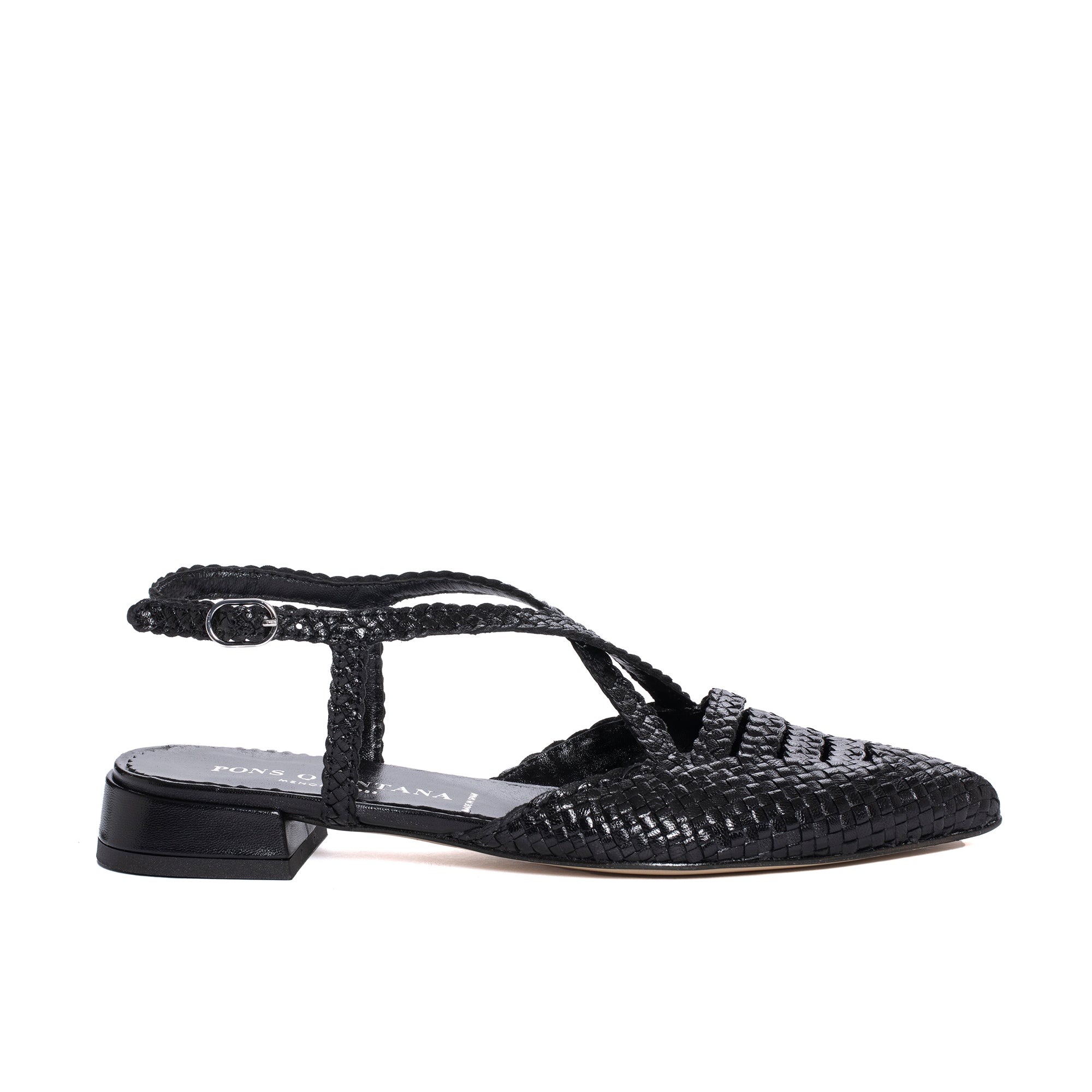 SANDALIA PLANA SONIA NEGRO