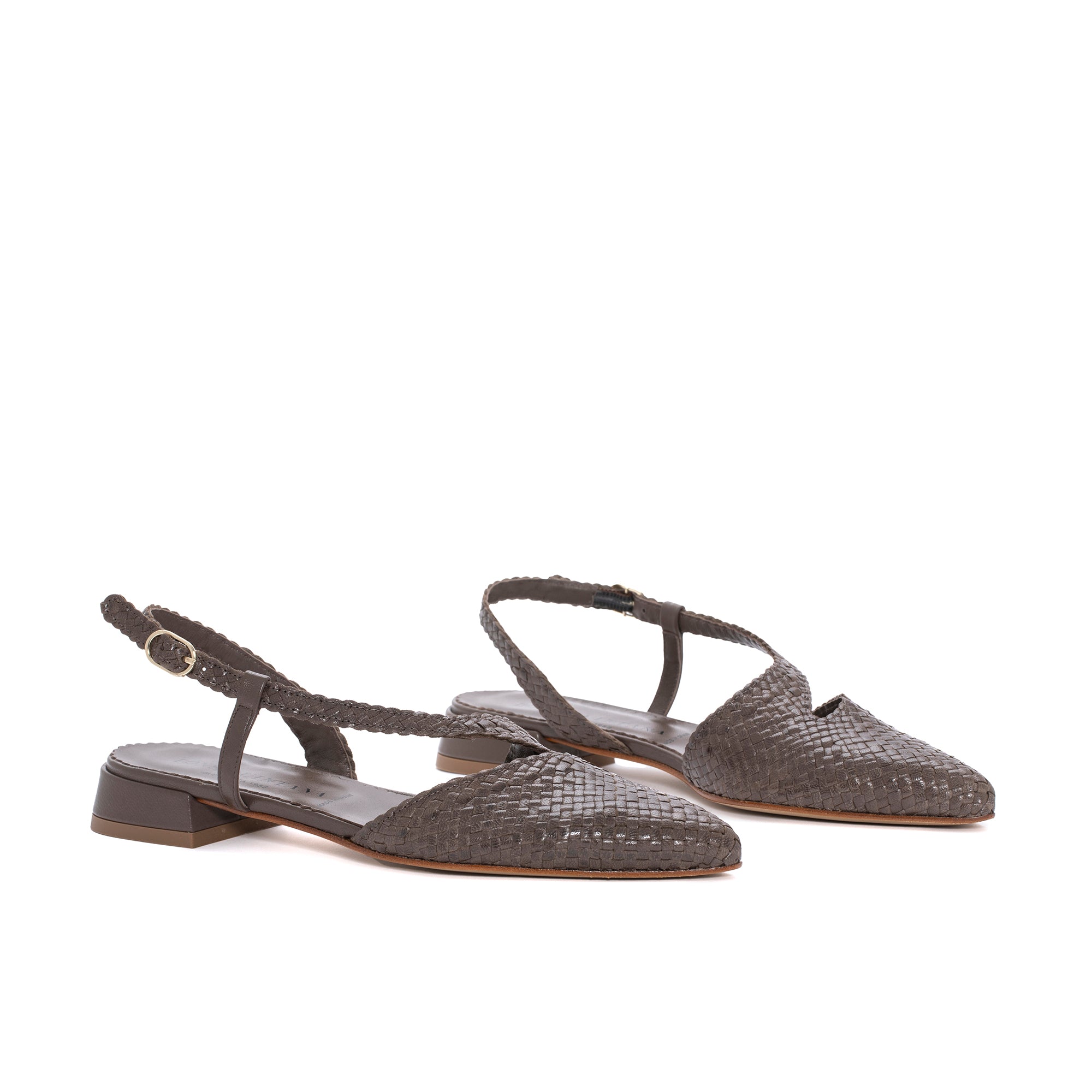 SONIA SMOKE FLAT SANDAL