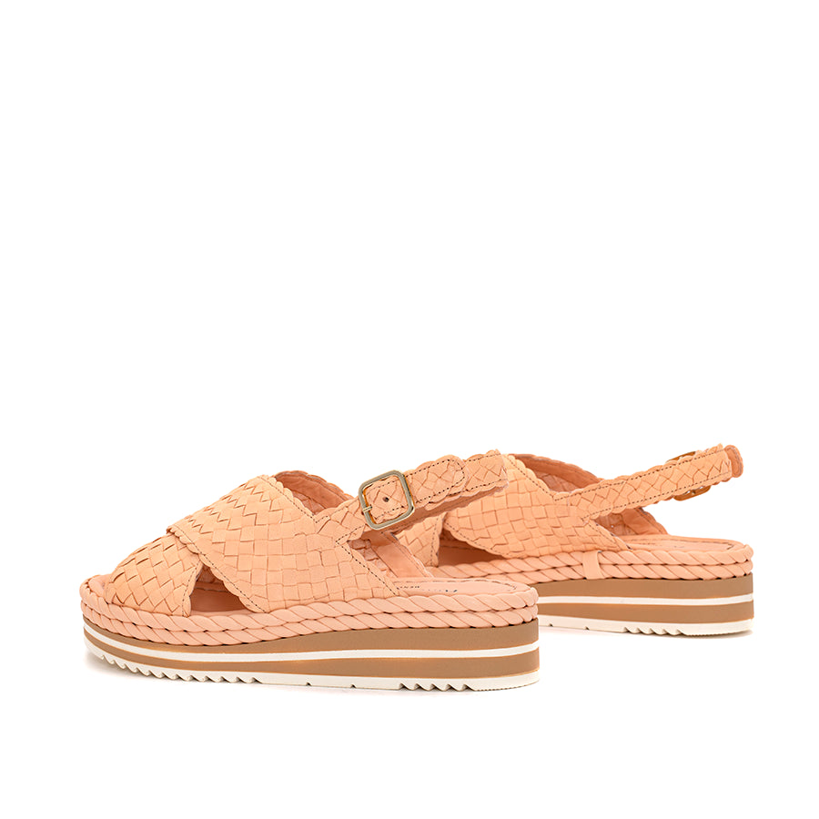 SANDALIA PLATAFORMA MILAN WET ALBICCOCA