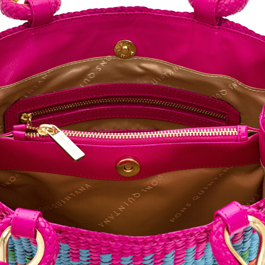 BOLSO DE MANO V128 TRENZADO R153