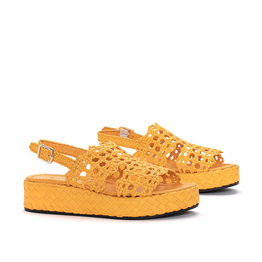 SANDALIA PLATAFORMA FORLI WET MANGO