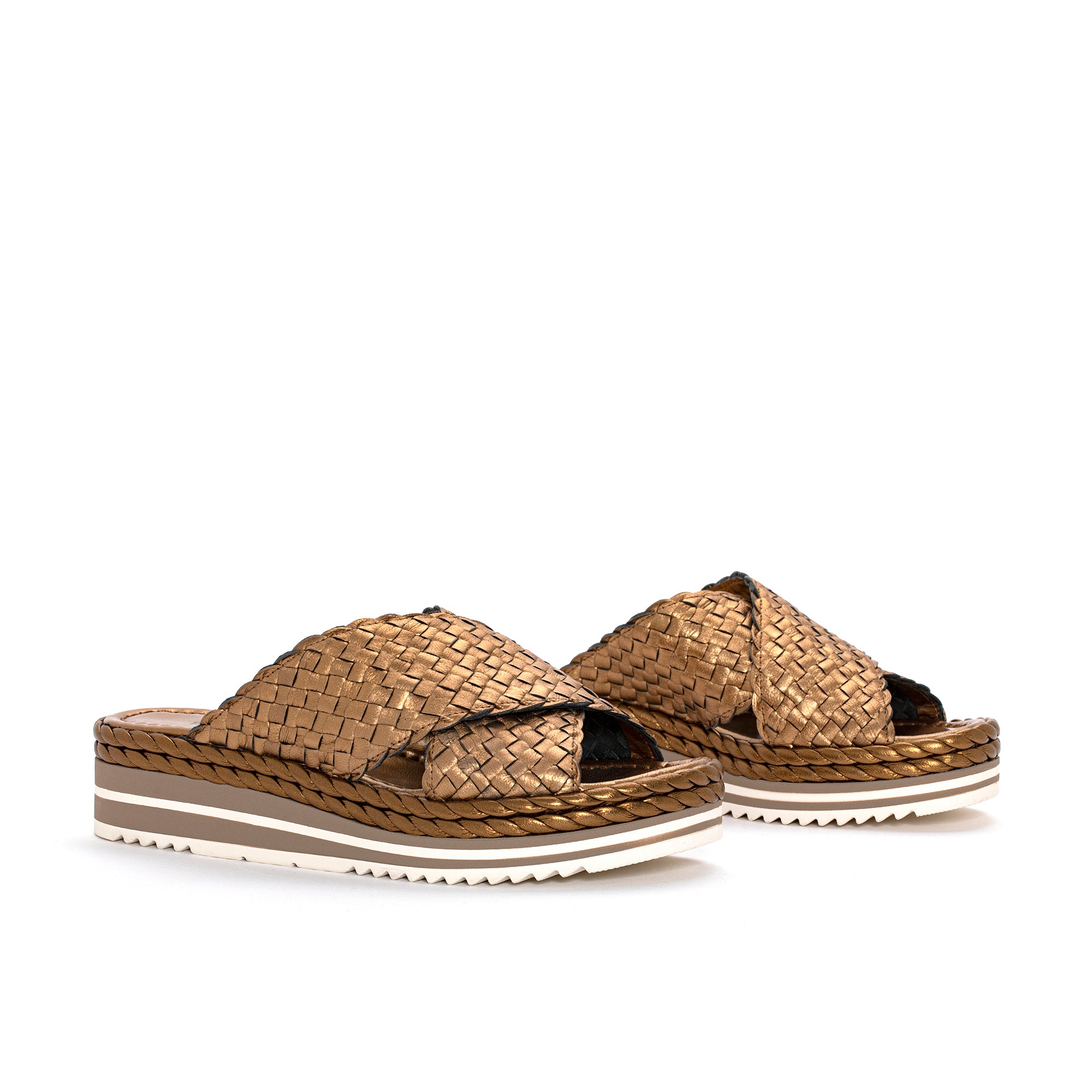 SANDÀLIA PLATAFORMA MILAN METALL OASSI