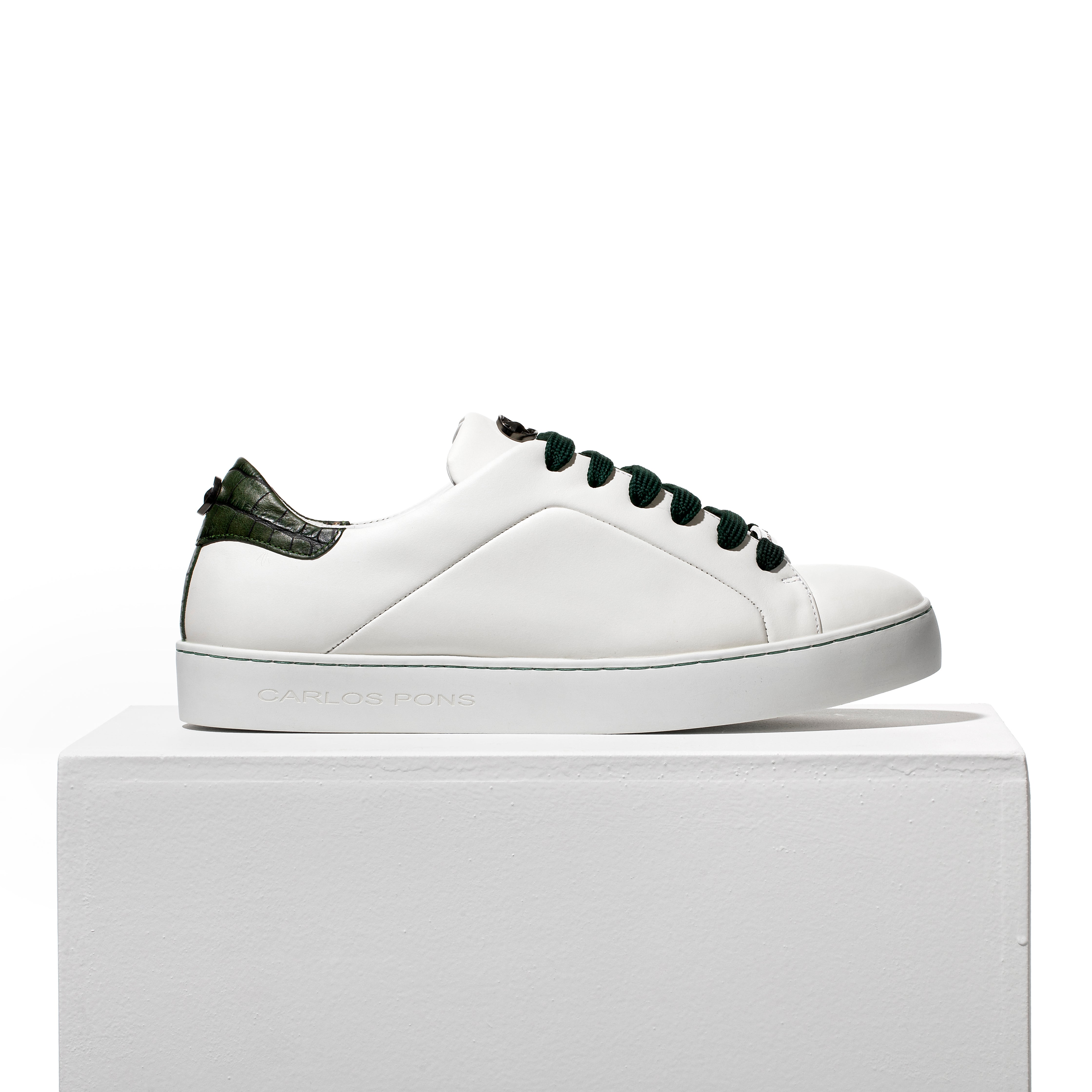 SNEAKER BASIC BLANCO - MILITAR