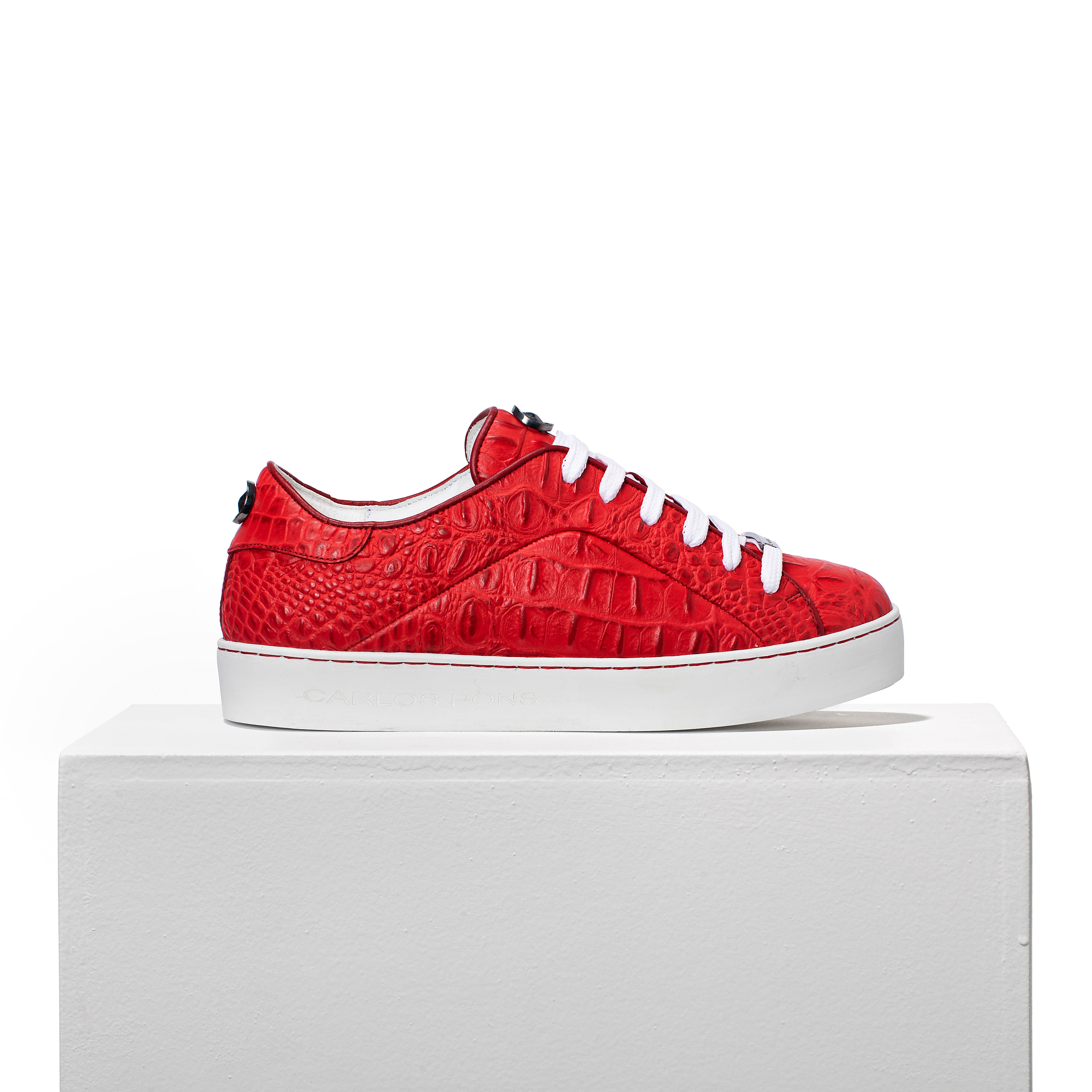 SNEAKER JADE CAIMAN ROJO