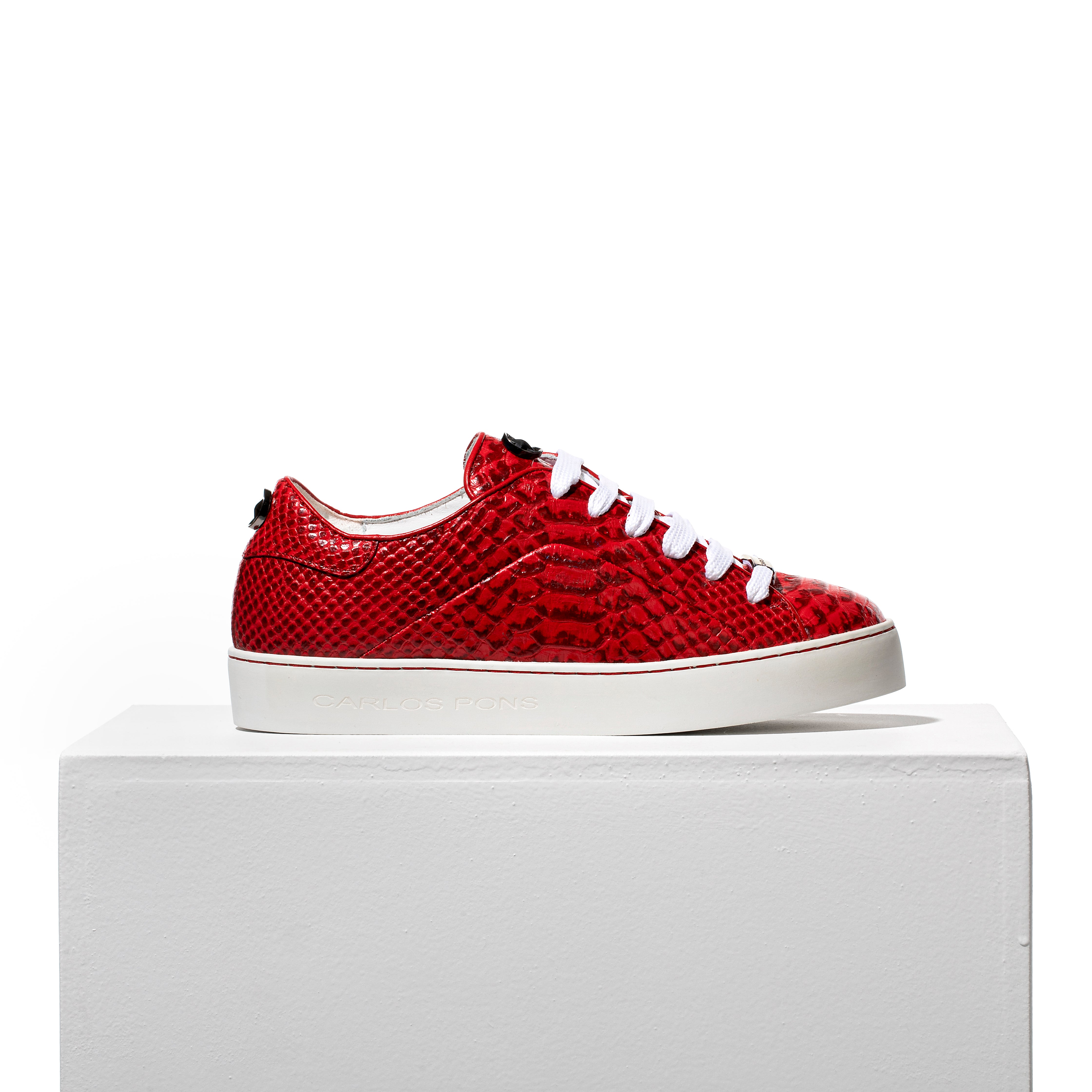 SNEAKER JADE PYTON ROJO
