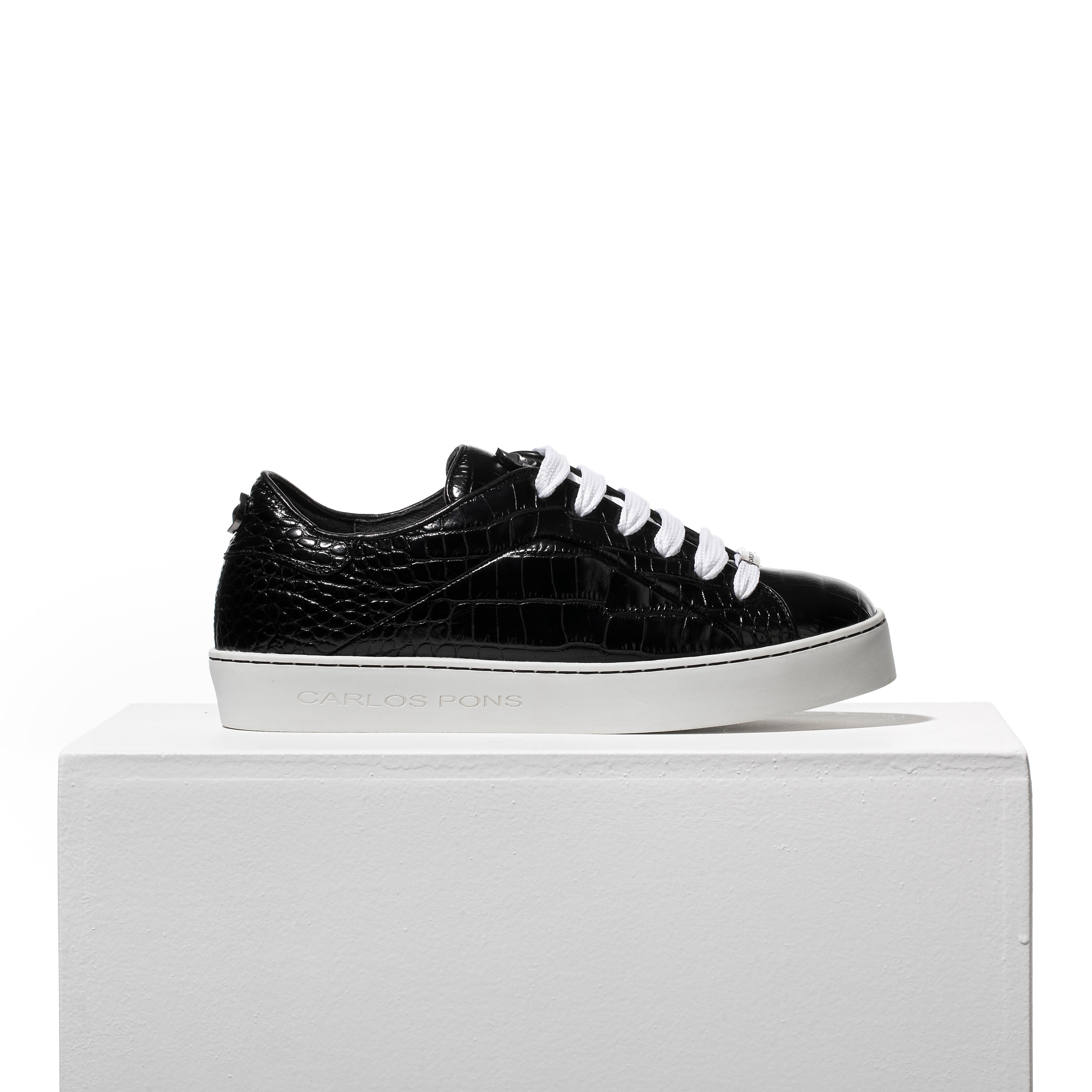 SNEAKER JADE COCCO NEGRO