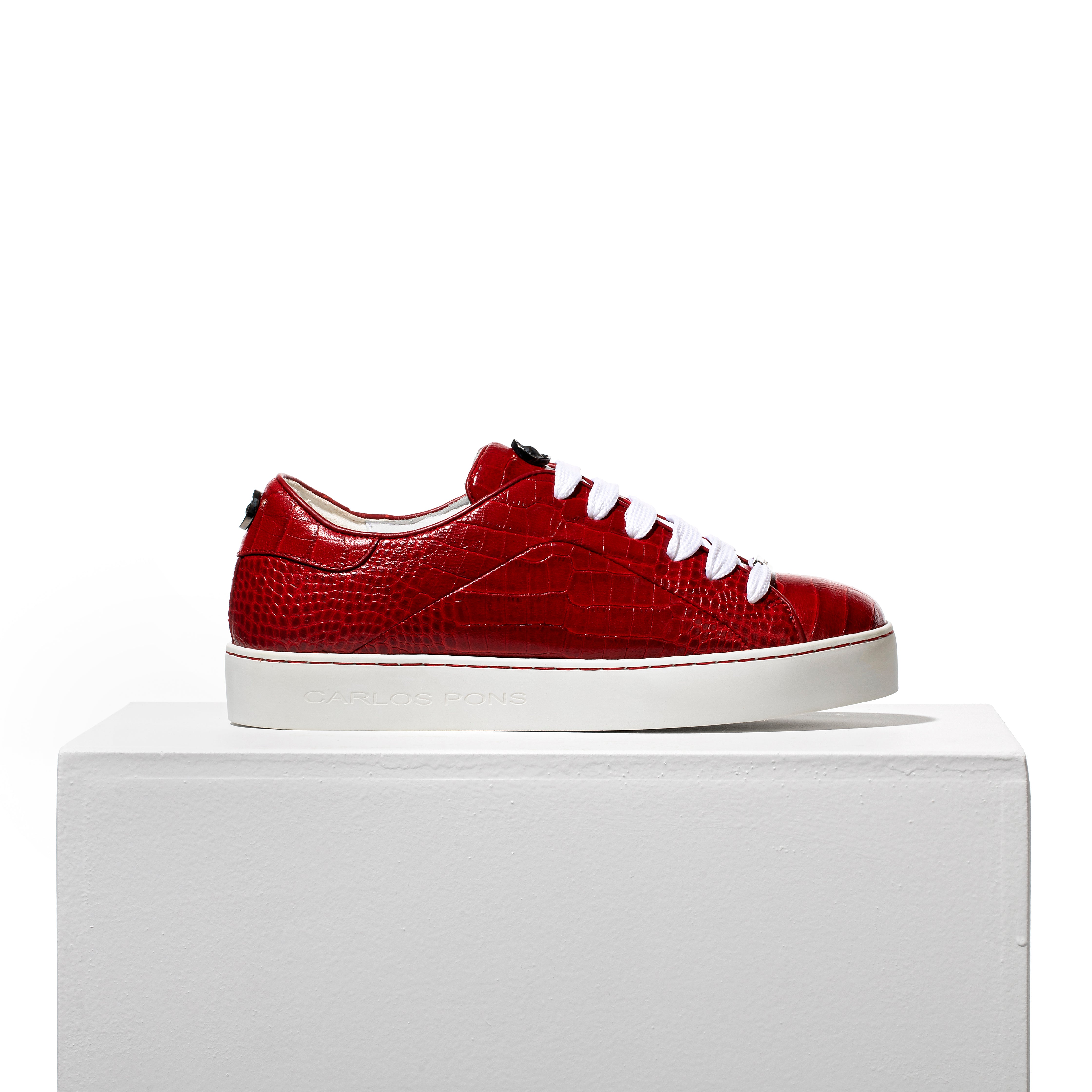SNEAKER JADE COCCO ROJO