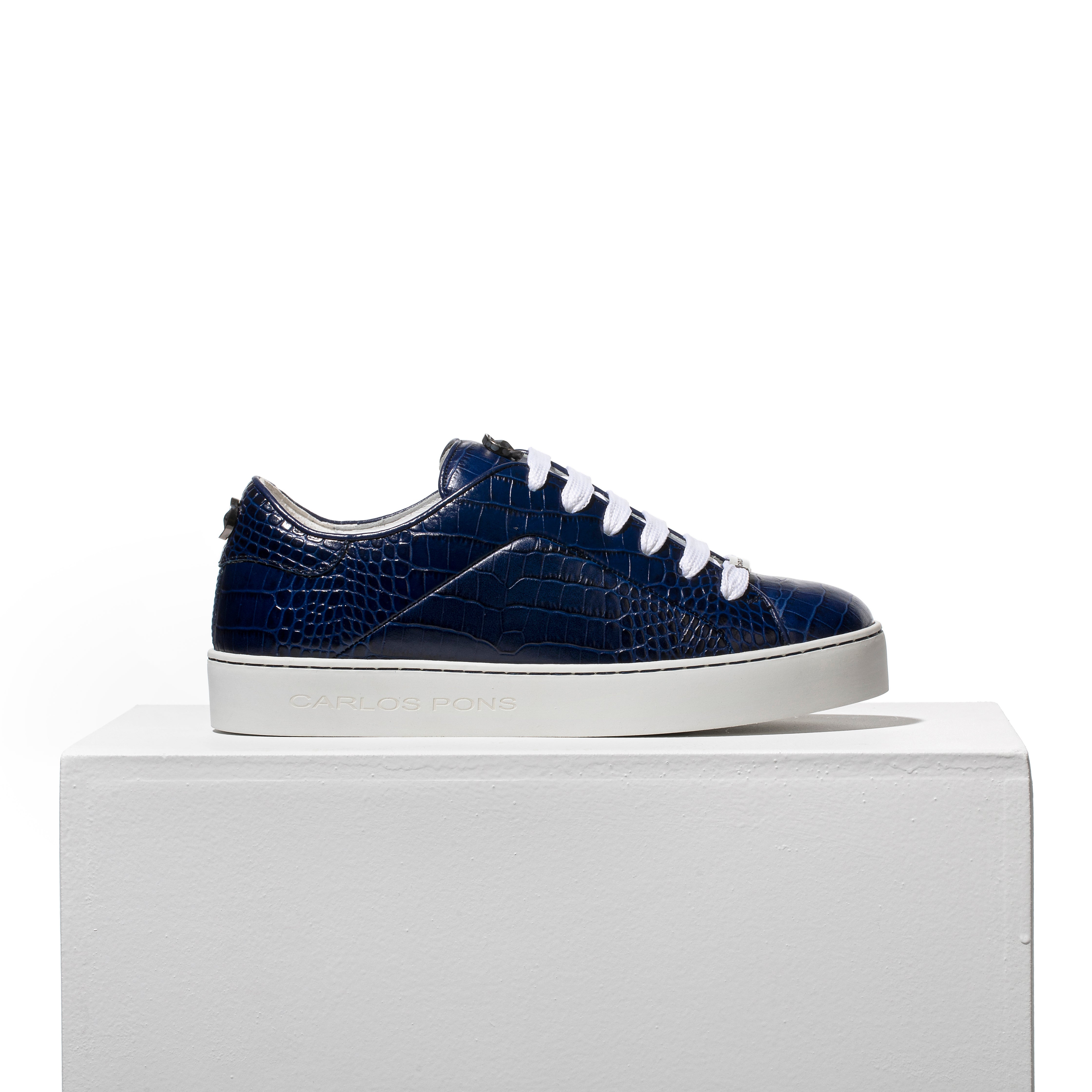 SNEAKER JADE COCCO MARINO