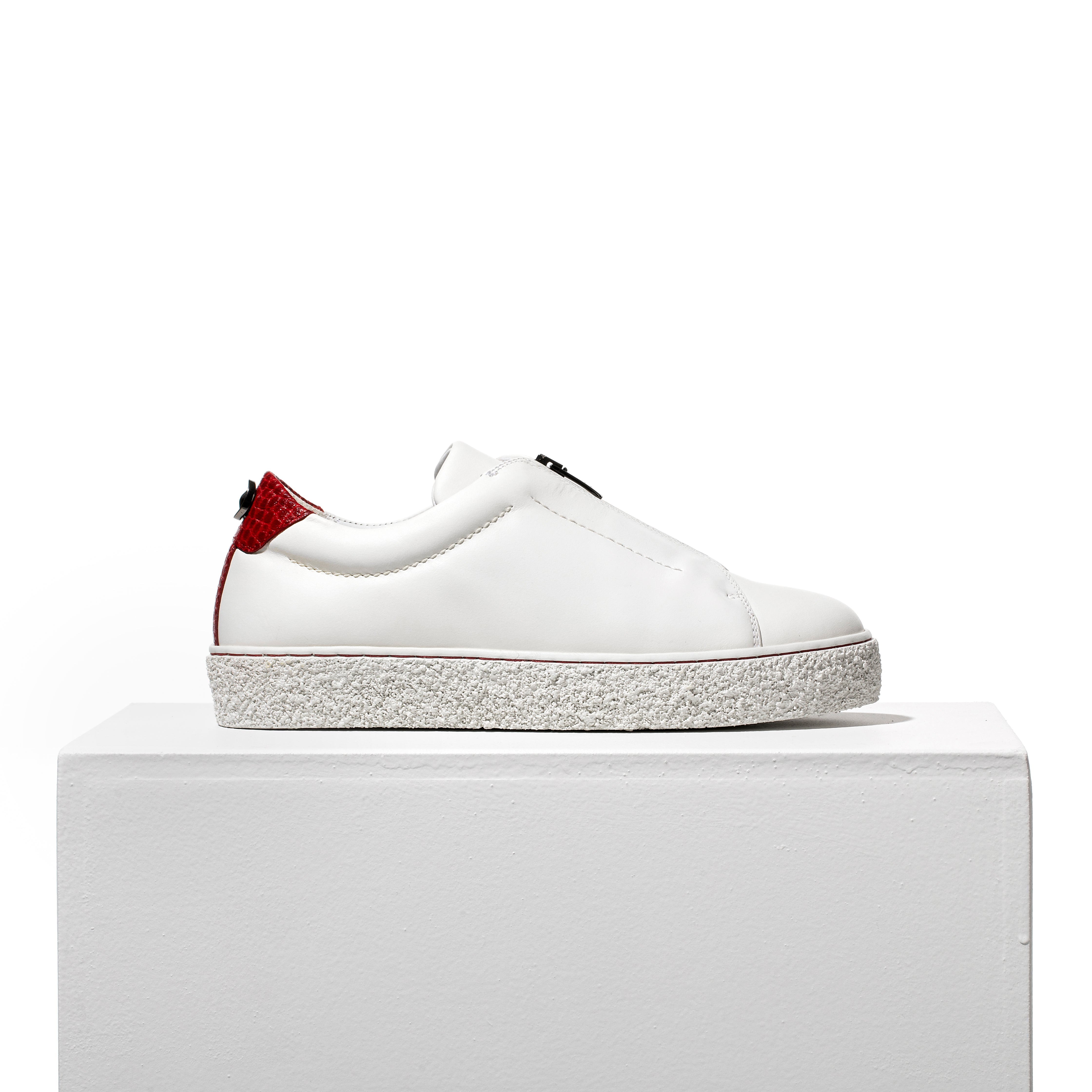 SNEAKER ONIX BLANCO - ROJO