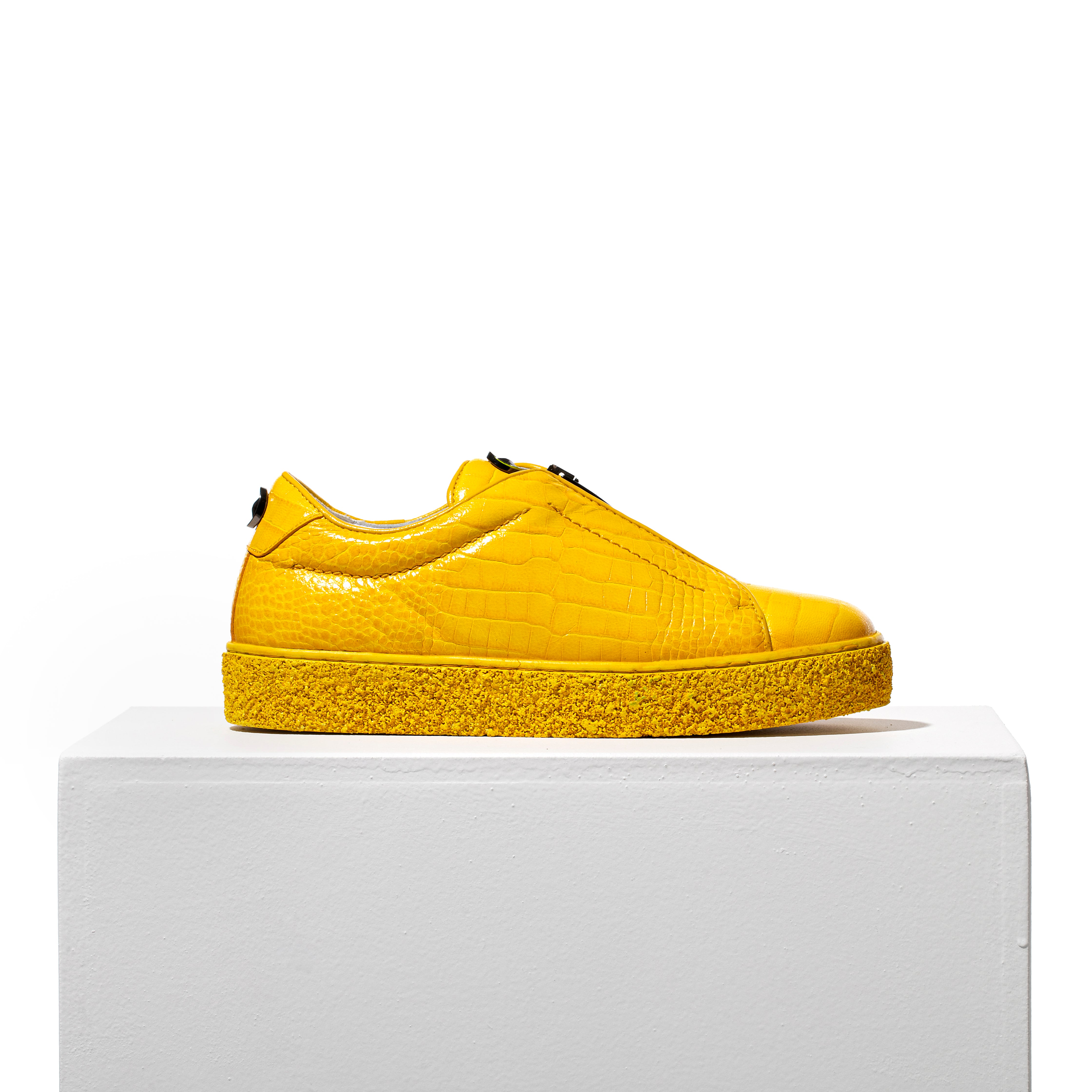 SNEAKER ONIX COCCO AMARILLO